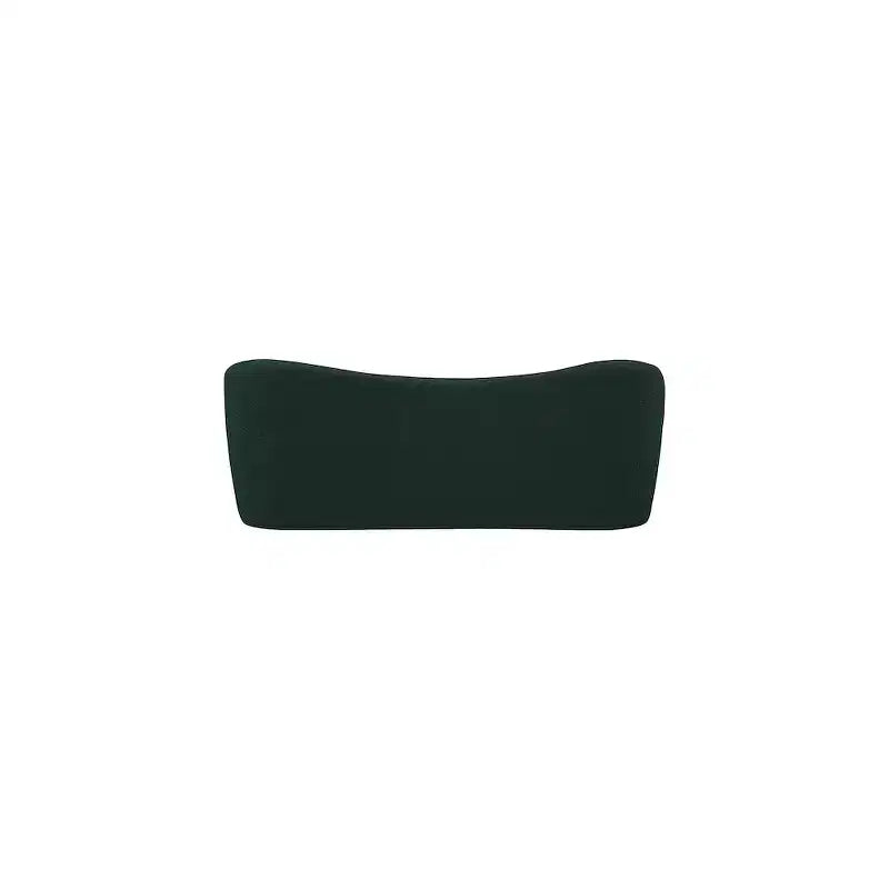 Banc en tissu bouclé, dossier courbé, contemporain, 1 place