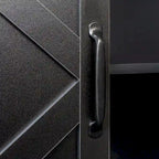 Mobile TV con ante e ripiani, 150 cm di larghezza – Espresso / Nero / Bianco