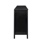 Mobile TV con ante e ripiani, 150 cm di larghezza – Espresso / Nero / Bianco