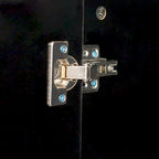 Mobile TV con ante e ripiani, 150 cm di larghezza – Espresso / Nero / Bianco