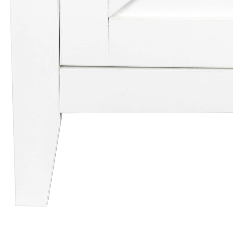 Mobile TV con ante e ripiani, 150 cm di larghezza – Espresso / Nero / Bianco