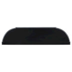 Console curva da 52" con 4 cassetti e ripiano – Blu antico/Nero