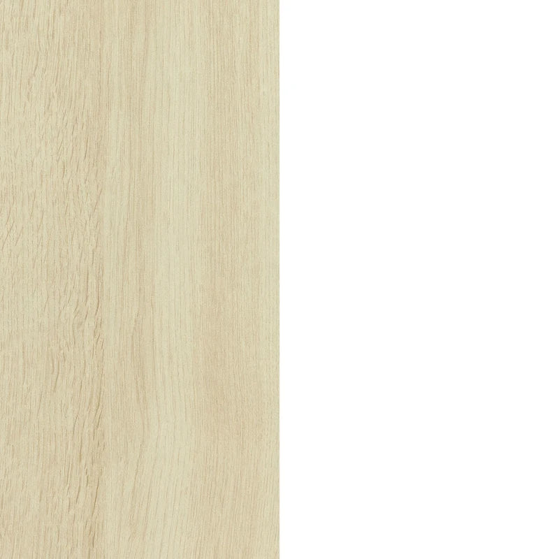 Scrivania singola per computer in rovere bianco e sbiancato – Stile scandinavo
