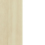 Scrivania singola per computer in rovere bianco e sbiancato – Stile scandinavo