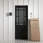 Scrivania singola per computer in rovere bianco e sbiancato – Stile scandinavo