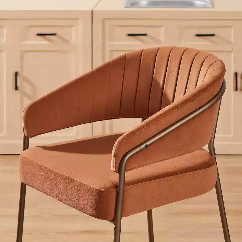 Linon Ensemble de 2 tabourets de bar à hauteur de comptoir Pernell Caramel