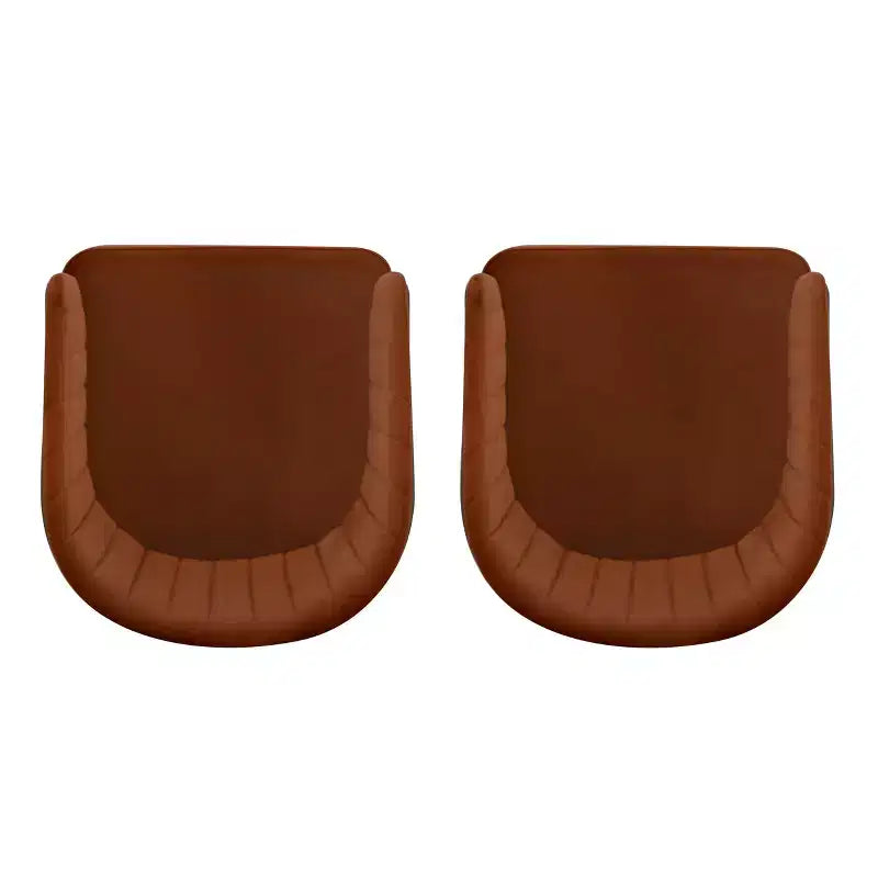 Linon Ensemble de 2 tabourets de bar à hauteur de comptoir Pernell Caramel