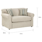 Divano letto trasformabile Ivory – Singolo / Matrimoniale / Queen, Posti a sedere/letto 1–2