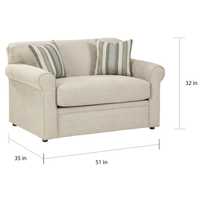 Divano letto trasformabile Ivory – Singolo / Matrimoniale / Queen, Posti a sedere/letto 1–2
