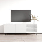 Mobile TV da 59", bianco/nero opaco, adatto per TV fino a 65"