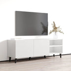 Mobile TV da 59", bianco/nero opaco, adatto per TV fino a 65"