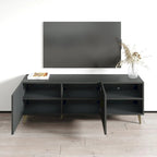 Mobile TV da 59", bianco/nero opaco, adatto per TV fino a 65"
