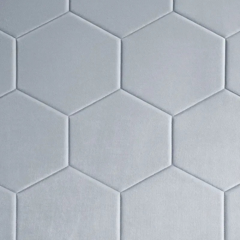 Letto imbottito in velluto grigio chiaro con cassetti contenitore – Matrimoniale / Queen