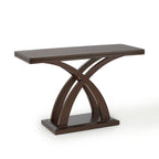 Tavolo consolle a piedistallo Espresso Cherry X