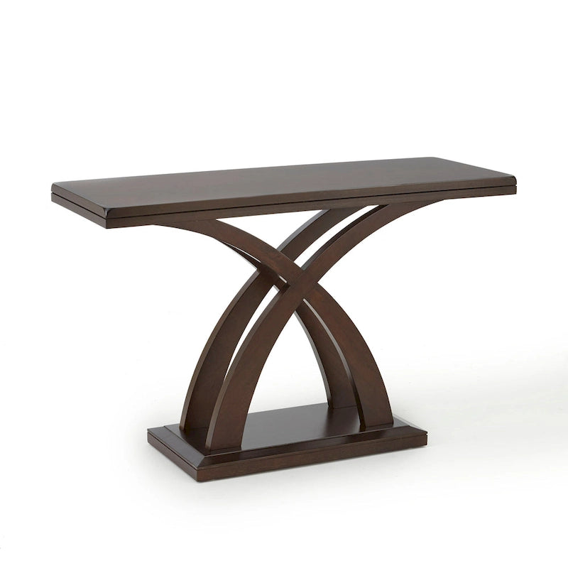 Tavolo consolle a piedistallo Espresso Cherry X