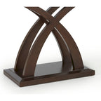 Tavolo consolle a piedistallo Espresso Cherry X