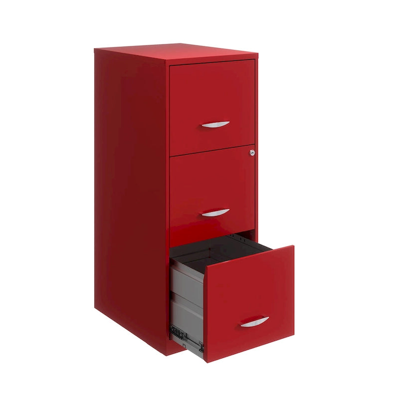 Classificatore verticale a 3 cassetti rosso – Utente singolo
