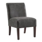 Set di 3 pezzi contemporaneo con poltrona e tavolino laterale (2 persone) marrone/grigio