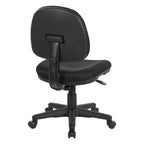 Sedia da ufficio senza braccioli – Icon Navy / Nero / Borgogna, 1 persona