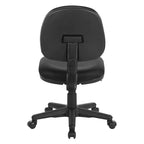Sedia da ufficio senza braccioli – Icon Navy / Nero / Borgogna, 1 persona