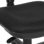 Sedia da ufficio senza braccioli – Icon Navy / Nero / Borgogna, 1 persona