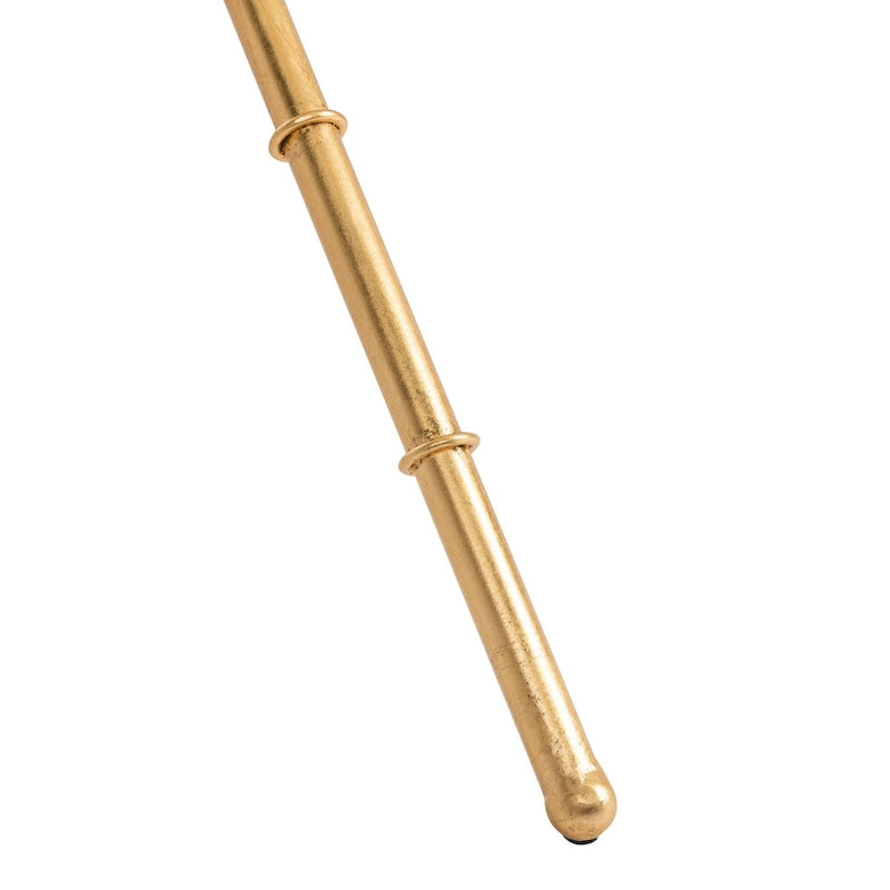 Tavolino da salotto con piano in vetro e dettagli in metallo – Oro/Argento, Trasparente/Bianco, Monouso