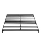 Struttura Letto a Piattaforma in Metallo Nero – Nessuna Rete a Molle, Supporto a 6/12 Gambe, Singolo/Matrimoniale/Queen
