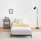 Struttura Letto a Piattaforma in Metallo Nero – Nessuna Rete a Molle, Supporto a 6/12 Gambe, Singolo/Matrimoniale/Queen