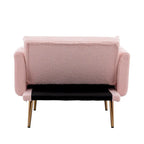 Poltrona a botte Teddy bianca/grigia/rosa/arancione – 1 posto