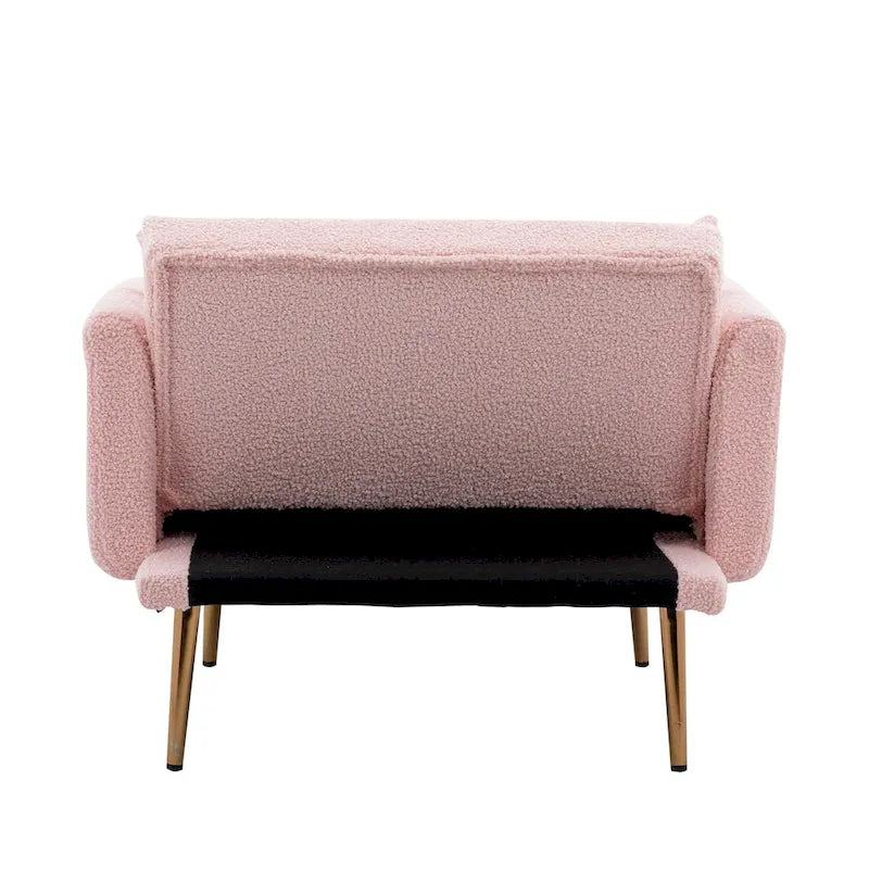 Poltrona a botte Teddy bianca/grigia/rosa/arancione – 1 posto