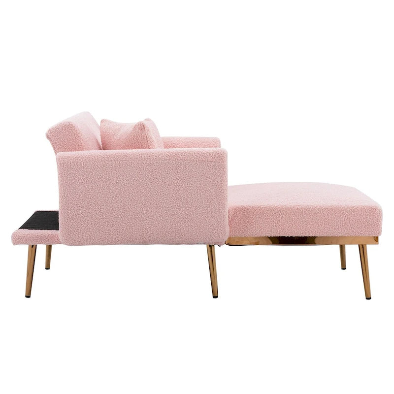 Poltrona a botte Teddy bianca/grigia/rosa/arancione – 1 posto