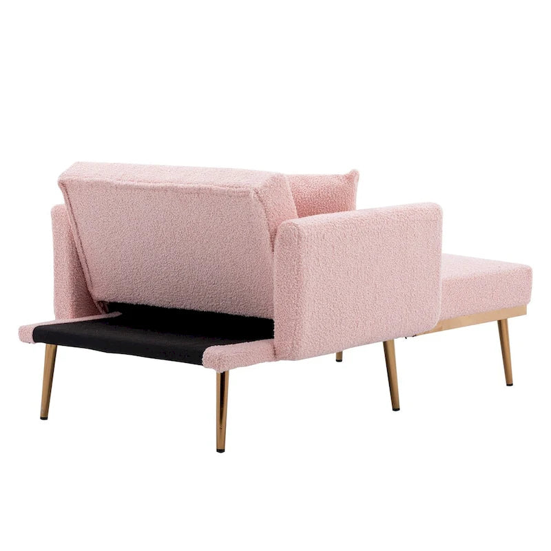 Poltrona a botte Teddy bianca/grigia/rosa/arancione – 1 posto
