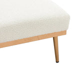 Poltrona a botte Teddy bianca/grigia/rosa/arancione – 1 posto