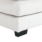 Divano componibile a U da 6 posti, in ciniglia e velluto, nei colori bianco/grigio/verde/blu/nero