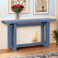 Consolle Blu Scuro / Grigio Scuro / Bianca, Stile Industriale, Montaggio 1 Persona