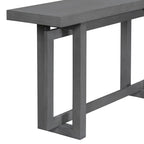 Consolle Blu Scuro / Grigio Scuro / Bianca, Stile Industriale, Montaggio 1 Persona