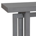 Consolle Blu Scuro / Grigio Scuro / Bianca, Stile Industriale, Montaggio 1 Persona