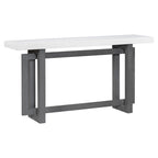 Consolle Blu Scuro / Grigio Scuro / Bianca, Stile Industriale, Montaggio 1 Persona