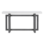 Consolle Blu Scuro / Grigio Scuro / Bianca, Stile Industriale, Montaggio 1 Persona