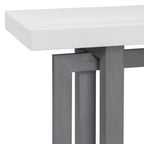 Consolle Blu Scuro / Grigio Scuro / Bianca, Stile Industriale, Montaggio 1 Persona