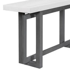 Consolle Blu Scuro / Grigio Scuro / Bianca, Stile Industriale, Montaggio 1 Persona