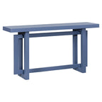 Consolle Blu Scuro / Grigio Scuro / Bianca, Stile Industriale, Montaggio 1 Persona