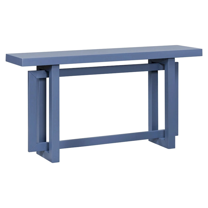 Consolle Blu Scuro / Grigio Scuro / Bianca, Stile Industriale, Montaggio 1 Persona