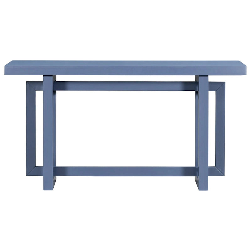 Consolle Blu Scuro / Grigio Scuro / Bianca, Stile Industriale, Montaggio 1 Persona