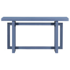 Consolle Blu Scuro / Grigio Scuro / Bianca, Stile Industriale, Montaggio 1 Persona