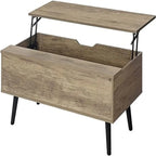 Tavolino da Salotto con Cassetto e Ripiano Aperto – Grigio Classico / Beige / Marrone Rustico / Nero
